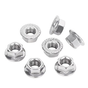 Serrure hexagonale à bride dentelée aveugle en acier inoxydable M2 M3 M4 M5 M6 M7 M8 M9 M10 M15 M30 Insert T Écrous hexagonaux à bride pour meubles - Product Image 3