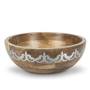 ชามสลัดไม้แบบวินเทจชามซุปดีไซน์เนอร์ทำด้วยมือดีไซน์คลาสสิกมีสไตล์ใหม่ - Product Image 4