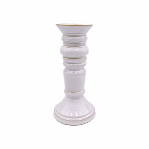 Classique Vintage Style européen blanc grand bougeoir en céramique maison mariage et décor de noël de l'usine - Product Image 1