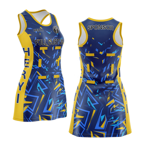 Vestido de uniforme de netball para mujeres niñas vestido de tenis personalizado precio barato al por mayor vestido de netball DE URBANGAZER INDUSTRIES - Product Image 3