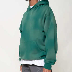 เสื้อฮู้ดดี้ผ้าฝ้าย 100% แบบปรับแต่งได้ เนื้อผ้านุ่มแบบเฟรนช์เทอร์รี่ ทรงเทอร์มอล สีซันเฟด ขอบตัดเย็บแบบพิเศษ พิมพ์ลายแบบแอซิดวอช เสื้อสเวตเชิ้ตผู้ชาย - Product Image 6