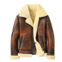 Veste en cuir G1 en peau de mouton brodée sur mesure pour hommes à forte demande, veste pour hommes, teinte unie