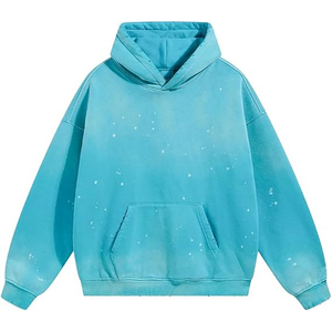 Custom <b>hoodies</b> tie die multi color casual life long sleeves trending high quality street wear <b>trendy</b> hoodie for men - Product Image 1