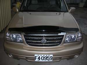 HIC Chrome Grand Vitara 4dr y 99 ~ 05 Hood Guard Bug Shields Protector de accesorios exteriores - Product Image 3