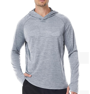 Camisetas para Hombre, Manga Larga, Protección UV, Ligera, Sudadera con Capucha para Senderismo y Ejercicio - Product Image 4