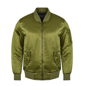 Chaqueta de bombardero de marca ligera MA1 de vuelo hecha a medida, chaqueta de bombardero de nailon de marca personalizada para hombres de gran oferta - Product Image 2