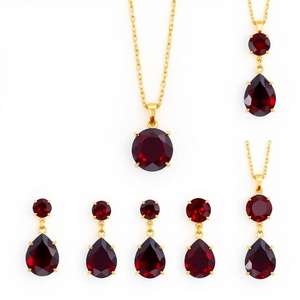 Collier pendentif en pierres précieuses en argent sterling 925 massif d'excellente qualité - Product Image 4