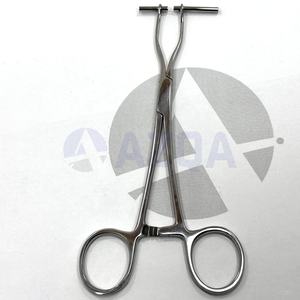Pinzas de Acero Inoxidable Extra Largas para Septum, Herramienta Profesional para Perforaciones Corporales, para una Colocación Precisa, Venta al Por Mayor - Product Image 1