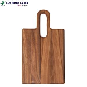 Natural Acacia Bamboo <b>Wood</b> Cutting Board Eco-Friendly Square Kitchenware <b>Accessory</b> Charcuterie <b>Kitchen</b> Room Decor Chopping Block - Product Image 5