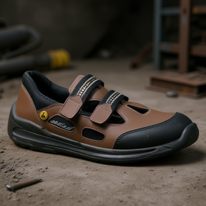 Sandalias de Seguridad Dragster-1240 de Cuero Marrón/Negro, Talla 42, para Equipo de Seguridad y Supervivencia - Product Image 3