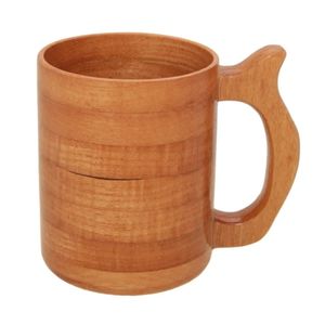 Chope à bière en bois vintage 100% alimentaire, artisanale, en bois naturel, tasse à boire, vaisselle durable, cadeau souvenir - Product Image 1