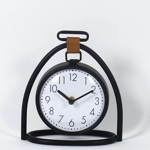 Amazing Solid Metal Construction Battery Operated Table <b>Clock</b> Modern Classic Design High Standard Quality Instantly Elevates - Product Image 5