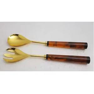 ชุดช้อนส้อมสลัดสแตนเลสสไตล์คลาสสิก ผิวขัดเงา - Product Image 4