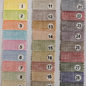 ชุดเดรสสากลสำหรับเด็กผู้ชายและเด็กผู้หญิงผ้าคอตตอนลินินย้อมสีล้วนน้ำหนักปานกลางระดับพรีเมียม - Product Image 1