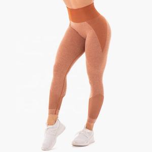 Nouveau gros femmes taille haute pantalons de Yoga Compression bout à bout levage sport Leggings en soie Spandex XL ajustement serré poche Gym - Product Image 6