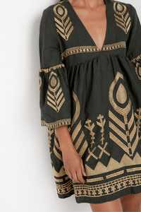 มาใหม่ชุดลำลองผู้หญิงปาร์ตี้แขนยาวกับชุดเย็บปักถักร้อยมือ - Product Image 2