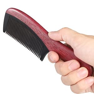 ฮอร์นหวีไม้สำหรับทั้งผมเปียกและเปียก - Product Image 2