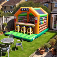 Tente de bar gonflable en PVC pour adultes avec une capacité de plus de 500 kg pour les fêtes sur la plage et l'utilisation en arrière-cour, taille et couleur personnalisables