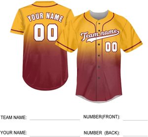 Maillot d'équipe de baseball avec logo personnalisé uniforme de vêtements de sport en polyester respirant pour clubs et tournois motif brodé ou imprimé - Product Image 5