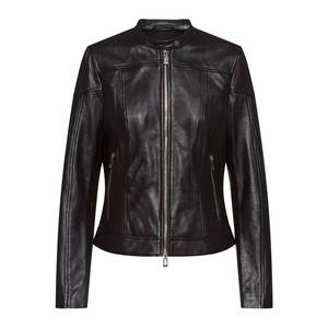 Recién llegado, chaquetas de cuero transpirables para mujer, chaqueta de cuero tejida personalizada a la moda acabada en gran cantidad a la venta - Product Image 5