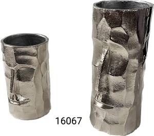 Florero de aluminio moderno soporte para plantas de flores artificiales centro de mesa clásico personalizado elegante vintage maceta de interior - Product Image 4