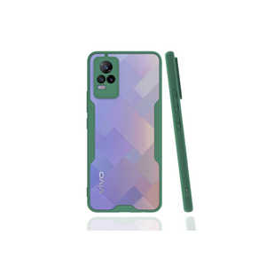 Coque de téléphone portable antichoc transparente en silicone PC métallique Netzy Safa Parfe Premium pour Vivo V21E Oppo Transparant - Product Image 2