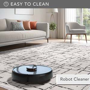 Alfombra de chenilla suave Netline Home NT201 lavable a máquina en blanco-NT201-WH - Product Image 3
