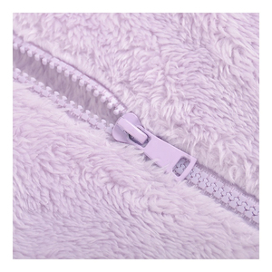 Personnalisable femmes hiver chaud Streetwear polaire Sherpa veste sans manches avec fermeture éclair décontracté coton rempli - Product Image 6