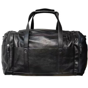 Bolsa de Viaje de Cuero para Hombre de Negocios, Bolsa Deportiva Impermeable con Compartimento para Zapatos, con OEM - Product Image 1