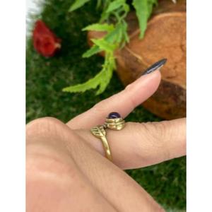 Anillo Ajustable de Plata de Ley con Cristal de Amatista, Joyería Artesanal de Lujo con Propiedades Curativas, Regalo para Mujeres, Hombres, Unisex, Anillo de Boda - Product Image 3