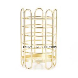 Porte-couverts en métal fait à la main avec un motif antique unique et des détails haut de gamme pour un look de cuisine de luxe - Product Image 1