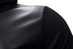Sudadera con Capucha de Cuero Genuino para Invierno, Sudadera con Capucha para Hombre y Mujer, Impresión Digital, Teñido Liso, Forro Polar Vintage, Chaqueta Unisex, Colores Personalizados - Product Image 5