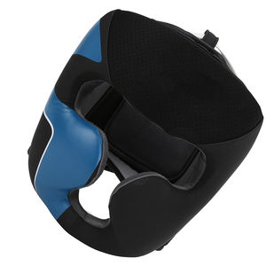 หมวกกันน็อคป้องกันศีรษะทำจากหนังสามารถปรับแต่งได้สำหรับคาราเต้เทควันโดและชกมวยโดยตรงจากโรงงาน - Product Image 5