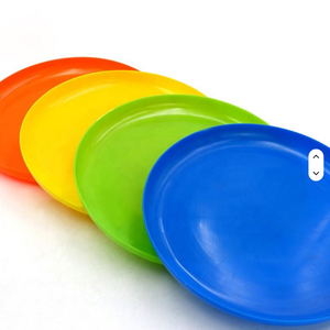 Groothandel op maat gemaakte logo's voor zachte plastic PE hondenvliegende schijven kinderspeelgoed strand - Product Image 2