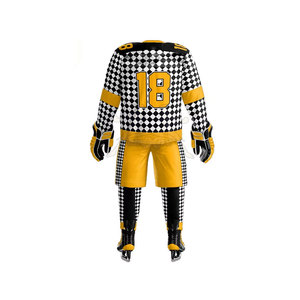 Nouvel uniforme de Hockey sur glace uni populaire, meilleure qualité, nouveau Design, chemises de Hockey sur glace sur mesure pour jeunes - Product Image 3