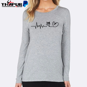 เสื้อเชิ้ตผู้หญิงคอกลมแขนยาวแบบสวมหัวแขนยาวผ้าตาข่ายผ้าโปร่งพิมพ์ลายตาข่าย2025ใหม่ฤดูใบไม้ผลิแขนยาวสำหรับผู้หญิงยุโรปและอเมริกา - Product Image 1