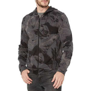 Sweat à capuche délavé pour homme, fabrication OEM, logo personnalisé, pull-over, design de qualité supérieure - Product Image 1