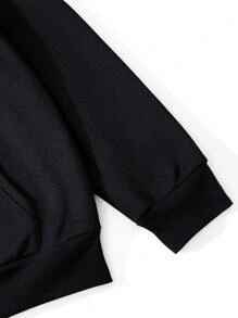 เสื้อฮู้ดแบบซิปหน้าเต็มตัวของผู้ผลิตปากีสถานผ้าคอตตอนระบายอากาศได้สำหรับฤดูหนาว - Product Image 5