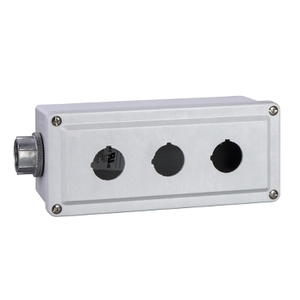 Per SCHNEIDER ELECTRIC Harmony 9001K Stazione di controllo in acciaio inossidabile 9001KYSS3 Contenitore vuoto con 3 fori e staffe da 30 mm - Product Image 1