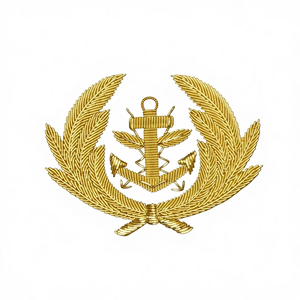 Insignias Bordadas a Mano con Hilo Metálico de Primera Calidad, Diseño Personalizado, Servicio OEM - Product Image 6