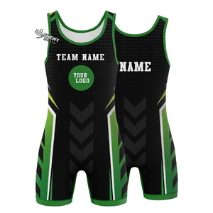 Sublimación Wrestling Singlets para hombres Custom Logo Wrestling Singlet Body Wear Wrestling Singlet - Product Image 2