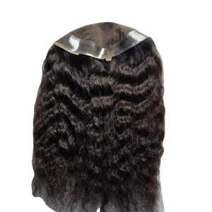 Femmes 100% cheveux humains Remy toupet Taz cheveux Bangladesh dentelle avant systèmes de cheveux indiens étanche vague d'eau douce vague profonde - Product Image 1