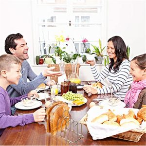 2 uds soporte para pan tostado 6 rebanadas cromo plata tostado estante rebanadas soporte para servir soporte para desayuno buffet almuerzo cena y tostadas - Product Image 6