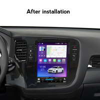 Radio de Coche MEKEDE TS con Sistema de Audio Android, Reproductor con WIFI 4G, Compatible con DVR, DSP y TMPS para Mitsubishi Outlander 2012-2018