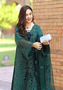 Nuevo diseñador de ropa de fiesta estilo pakistaní mujeres diseño Maxi césped Shalwar Kameez precio al por mayor servicio OEM - Product Image 3