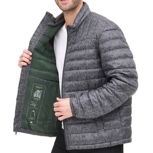 Nueva moda de invierno, chaqueta acolchada de Color personalizada para hombre, chaqueta acolchada con estampado de logotipo personalizado, nueva alta calidad - Product Image 2