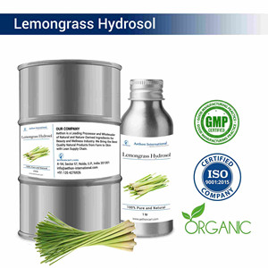 Hidrolato de hierba de limón, hidrolato de rosa natural líquido con hojas y flores, ingredientes de rosa pura - Product Image 1