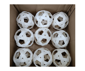 ลูกบอลหวายกลมสำหรับตกแต่งบ้านจากธรรมชาติ - Product Image 3