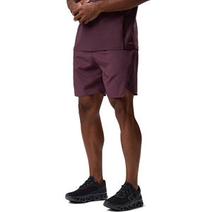 Vente en gros de vêtements de fitness d'été pour hommes, séchage rapide, logo personnalisé, shorts d'entraînement de couleur unie, shorts de gym respirants pour hommes, style décontracté - Product Image 1