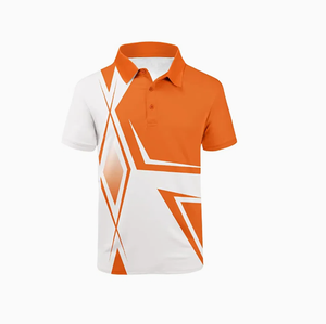 HIC buena calidad transpirable personalizado 170gsm bordado secado rápido liso Golf Polo 100% poliéster camisetas Unisex Polos - Product Image 3